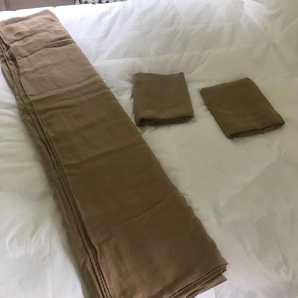 ikea dytag linen duvet+shams king euc - Picture 3 of 5